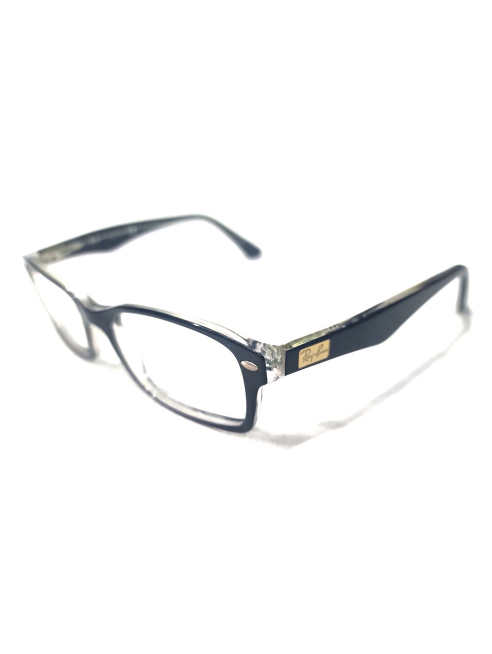 Ray Ban RB5206 2034 Black Rectangle Eyeglasses Frame 54-18 145